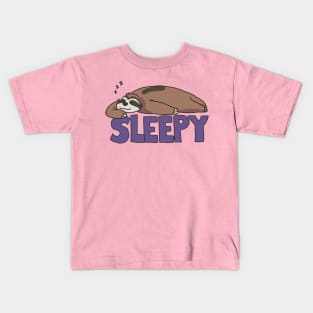 Sleepy Sloth Kids T-Shirt